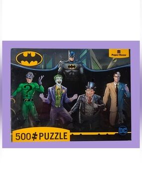 BATMAN & Villains 500 Piece Jigsaw Puzzle Paper House DC Comics NEW